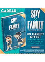 Le carnet de liaison d'Anya est offert pour l'achat de 2 manga Spy x Family