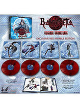 La Bande Originale 4 vinyles marbré rouge de Bayonetta est en promo
