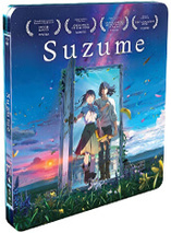 Le steelbook du film d'animation Suzume est en promo