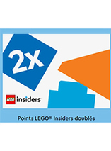 Les points insiders doublés sont de retour sur la boutique LEGO