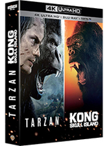 Le coffret Kong Skull Island + Tarzan en Blu Ray 4K est en promo