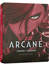 le-steelbook-rouge-de-la-1ere-saison-de-la-serie-arcane-en-blu-ray-est-en-promo