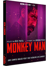 Le film Monkey Man en blu-ray 2K+4K est en promo