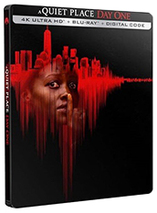 Le steelbook nationale du film Sans un bruit : jour 1 en blu-ray 2K+4K est en promo