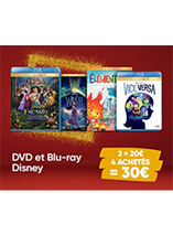 La promo 4 blu-ray Disney pour 30€ est de retour sur la Fnac