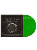 Le coffret 4 vinyles verts émeraude de la bande originale du jeu The Elder Scrolls Online est en promo