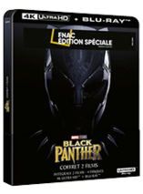 Le steelbook exclusif des films Black Panther 1 & 2 en blu-ray 2K+4K est en promo