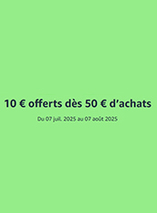 10 € offerts dès 50 € d’achats sur Amazon (2025)
