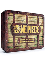 Le ﻿Coffret 5 pièces en métal de l'Équipage du Chapeau de Paille dans One Piece est en promo