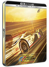 Le steelbook jaune du film Gran Turismo en blu-ray 4K est en promo
