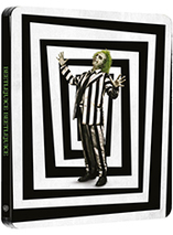 Le steelbook fluorescent du film Beetlejuice Beetlejuice avec le fourreau transparent est ﻿en promo