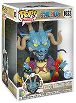 La figurine Funko Pop Jumbo de Kaïdo sous sa forme dragon en promo