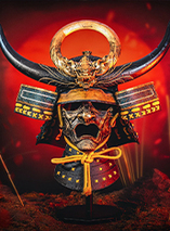 La réplique en résine taille réelle du casque de Yasuke dans Assassin's Creed : Shadows est en promo