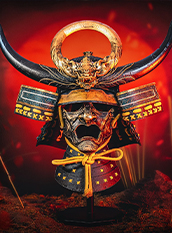 la-replique-en-resine-taille-reelle-du-casque-de-yasuke-dans-assassin-s-creed-shadows-est-en-promo