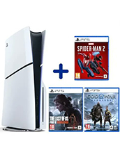 le-pack-ps5-slim-spiderman-2-the-last-of-uspart-2-remastered-god-of-war-ragnarok-est-en-promo