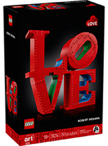 Le set LEGO art ﻿de la célèbre sculpture LOVE est en promo