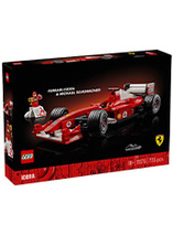 Le LEGO icons de la Ferrari F2004 avec la minifigure de Michael Schumacher est en promo