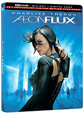 le-steelbook-20eme-anniversaire-du-film-aeon-flux-en-blu-ray-4k-est-en-promo
