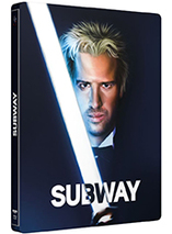 Le steelbook pour le 40ème anniversaire du film Subway (1985) restauré en blu-ray 4K est en promo