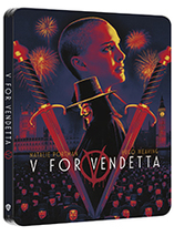 Le steelbook du film V pour Vendetta en blu-ray 4K est en promo