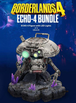 Le coffret Borderlands 4 avec la figurine echo-4 et quelques goodies est en promo
