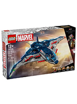 La réplique LEGO du Quinjet dans Avengers : L'Ère d'Ultron est en promo 