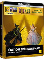 Le steelbook édition spéciale Fnac du film Wicked : Partie II en blu-ray 4K est en promo