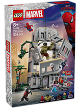 Le set LEGO Marvel de ﻿﻿l'affrontement légendaire entre Spider-Man et Hulk est en promo