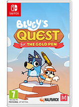 Le jeu ﻿Bluey's Quests for the Gold Pen sur Switch est en promo