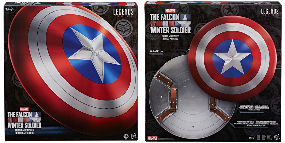 Marvel Legends réplique bouclier Captain America dans la série Le
