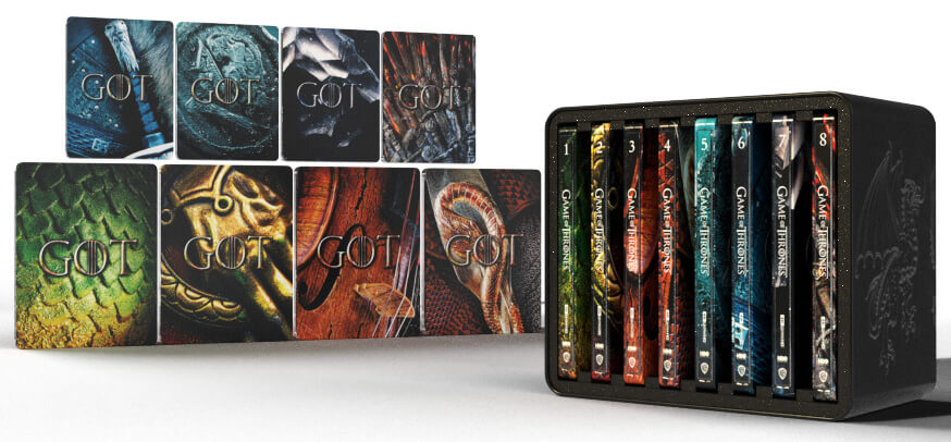 Game of Thrones – Coffret steelbook intégral blu-ray 4K