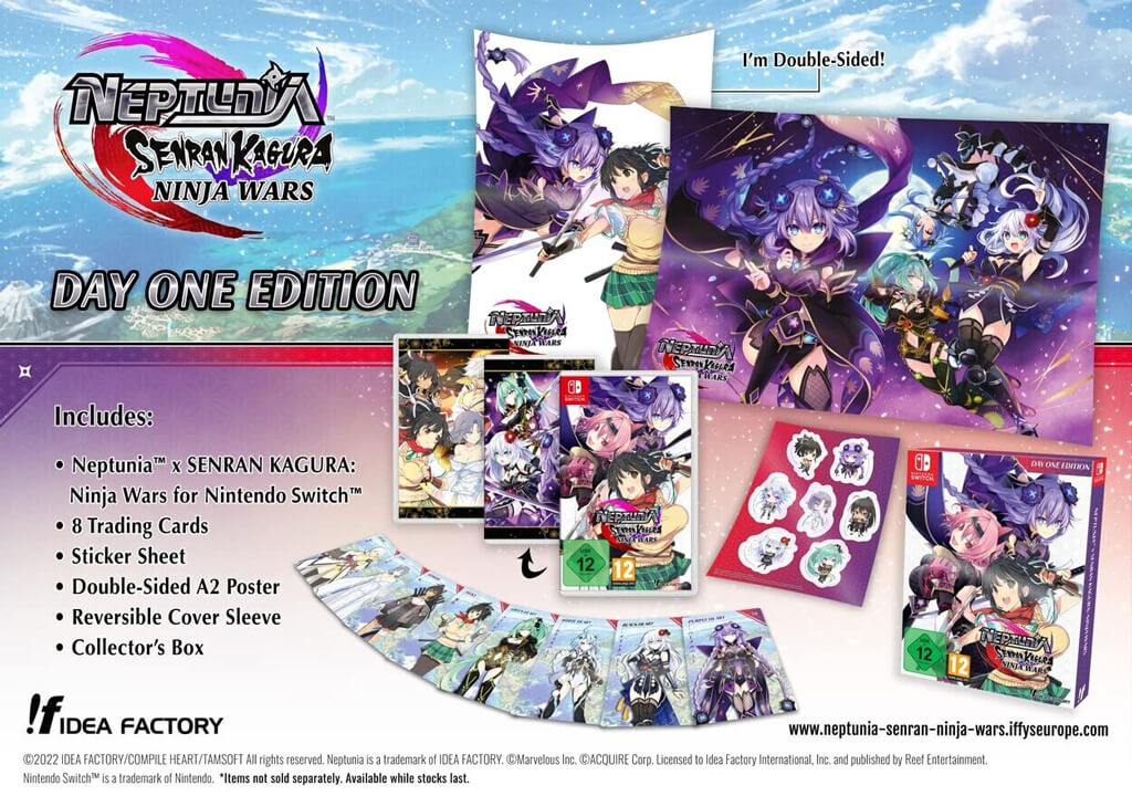 L édition Day One de Neptunia x Senran Kagura Ninja Wars