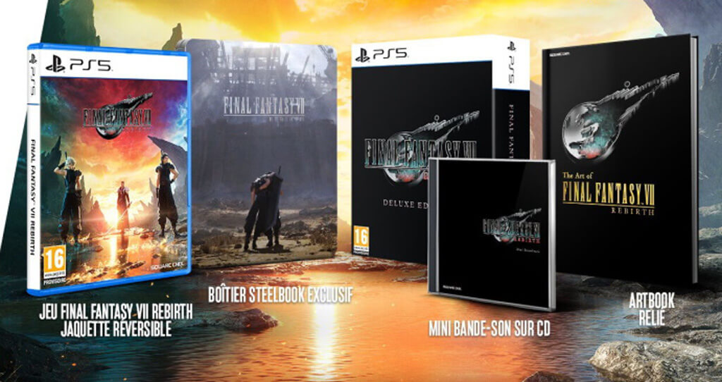 édition Deluxe du jeu Final Fantasy 7 Rebirth