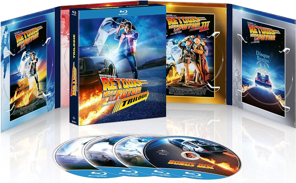 Le coffret de la trilogie de Retour vers le futur en Blu-ray est en promo