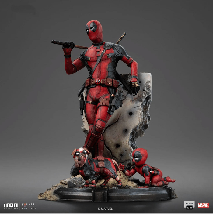 Statuette Deadpool En Résine – Figurine Comics Super-héros – Édition 2024