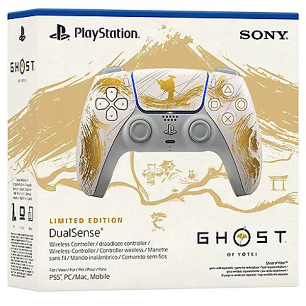 Manette PS5 Ghost Of Y tei dition Limit e Gold